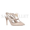 VALENTINO ROCKSTUD ANKLE STRAP PUMP WITH TONAL STUDS 100 MM 5W2S0393VB8_P45 VALENTINO ROCKSTUD ANKLE STRAP PUMP WITH TONAL STUDS 100 MM 5W2S0393VB8_P45