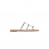 VALENTINO ROCKSTUD FLAT SLIDE SANDAL 5W2S0C49VOD_P45 VALENTINO ROCKSTUD FLAT SLIDE SANDAL 5W2S0C49VOD_P45