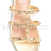 VALENTINO ROCKSTUD LAMINATED NAPPA SLIDE SANDAL 6W2S0C49QKH_I8M VALENTINO ROCKSTUD LAMINATED NAPPA SLIDE SANDAL 6W2S0C49QKH_I8M