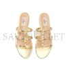 VALENTINO ROCKSTUD LAMINATED NAPPA SLIDE SANDAL 6W2S0C49QKH_I8M VALENTINO ROCKSTUD LAMINATED NAPPA SLIDE SANDAL 6W2S0C49QKH_I8M