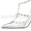 VALENTINO ROCKSTUD MIRROR-EFFECT PUMP WITH MATCHING STRAPS AND STUDS 100MM 3W2S0393WRP_S13 VALENTINO ROCKSTUD MIRROR-EFFECT PUMP WITH MATCHING STRAPS AND STUDS 100MM 3W2S0393WRP_S13
