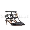 VALENTINO PATENT ROCKSTUD PUMPS WITH MATCHING STRAPS AND STUDS 65 MM 3W0S0375YPX_0NO VALENTINO PATENT ROCKSTUD PUMPS WITH MATCHING STRAPS AND STUDS 65 MM 3W0S0375YPX_0NO