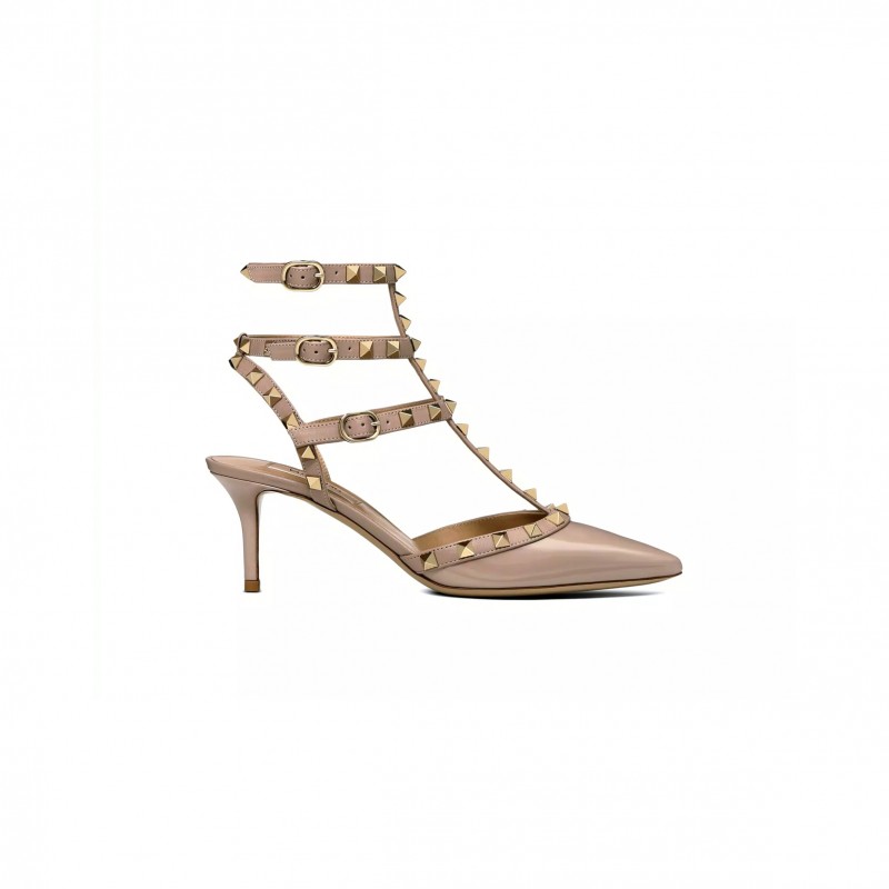 VALENTINO ROCKSTUD CAGED PUMP 65MM 5W2S0375VNW_P45 VALENTINO ROCKSTUD CAGED PUMP 65MM 5W2S0375VNW_P45