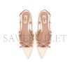 VALENTINO ROCKSTUD BOW SLINGBACK BALLERINAS IN PATENT LEATHER 5W2S0IQ2TZE_C34 VALENTINO ROCKSTUD BOW SLINGBACK BALLERINAS IN PATENT LEATHER 5W2S0IQ2TZE_C34
