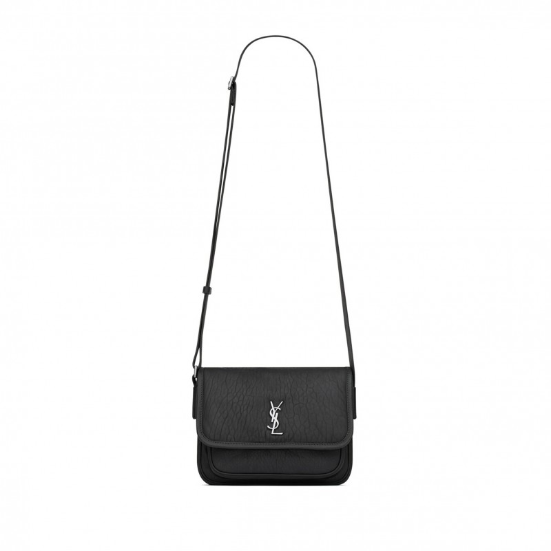 YSL NIKI SMALL MESSENGER IN GRAINED LAMBSKIN 776611AAC3O1000 (21*15*6cm) YSL NIKI SMALL MESSENGER IN GRAINED LAMBSKIN 776611AAC3O1000 (21*15*6cm)