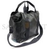 GUCCI BLACK MATTE GG CRYSTAL CANVAS TOTE 779816 (39*37*14cm)