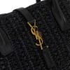 YSL RAFFIA PANIER RECTANGLE TOTE BLACK 741199GAADO (29*21*9cm)