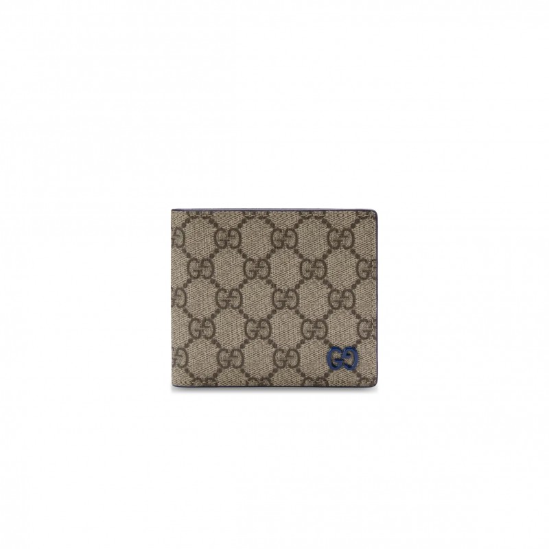 GUCCI BLUE INTERIOR GG COIN WALLET 768244 (21*9cm)