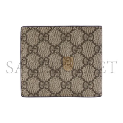 GUCCI BLUE INTERIOR GG COIN WALLET 768244 (21*9cm)