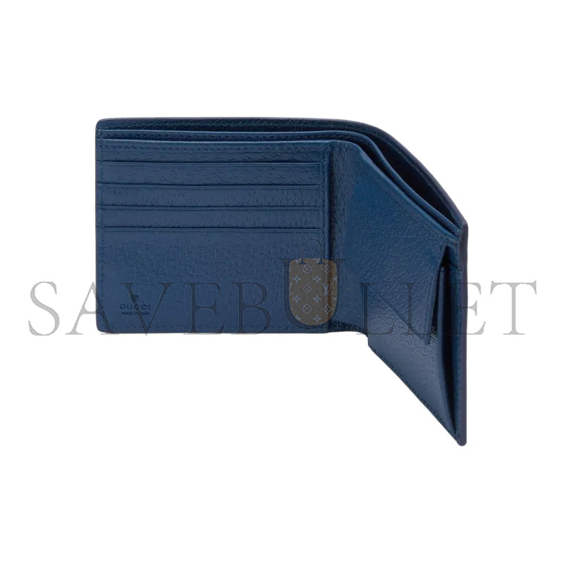 GUCCI BLUE INTERIOR GG COIN WALLET 768244 (21*9cm)