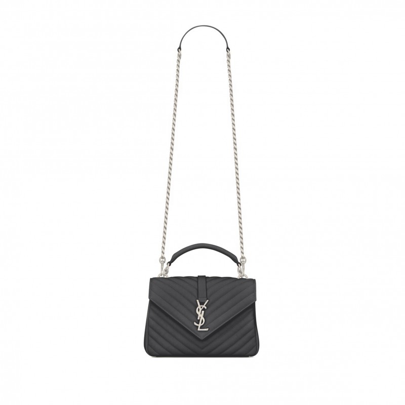 YSL COLLEGE MEDIUM IN QUILTED LEATHER 392737960085 (24*17*6.5cm)