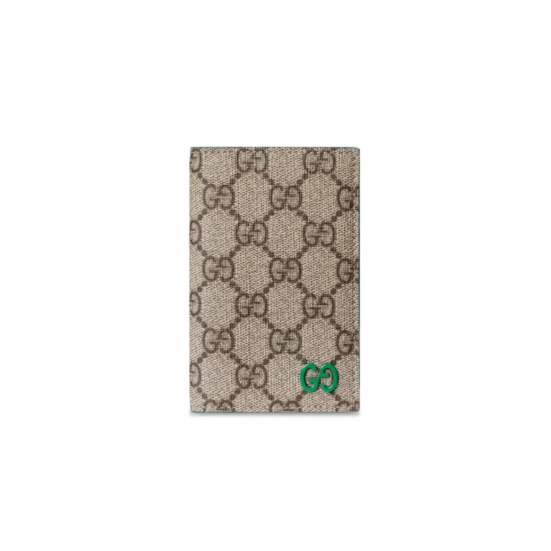 GUCCI GREEN INTERIOR GG LONG CARD CASE 768249 (15*12cm)