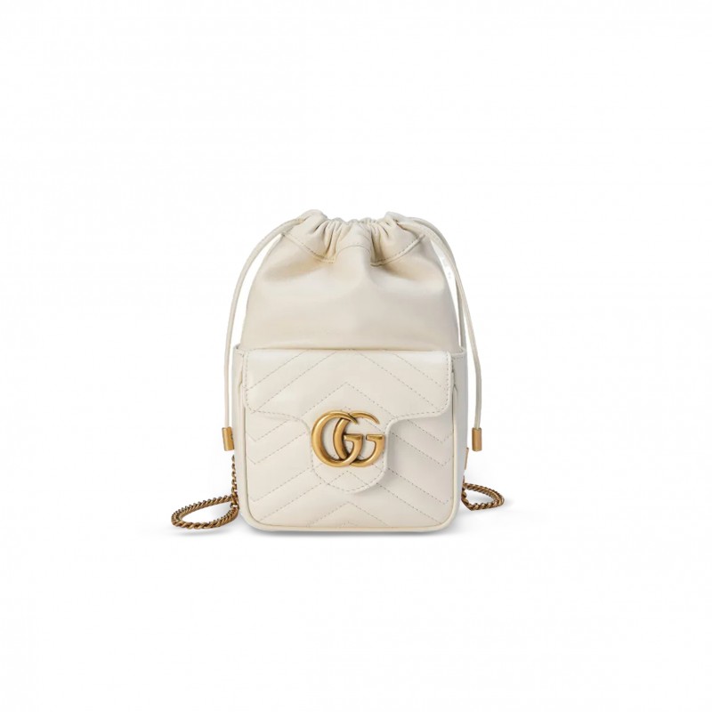GUCCI GG MARMONT MINI BUCKET BAG 746433 (20*14.5*7.5cm)