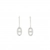 HERMÈS STERLING SILVER FARANDOLE DROP EARRINGS 