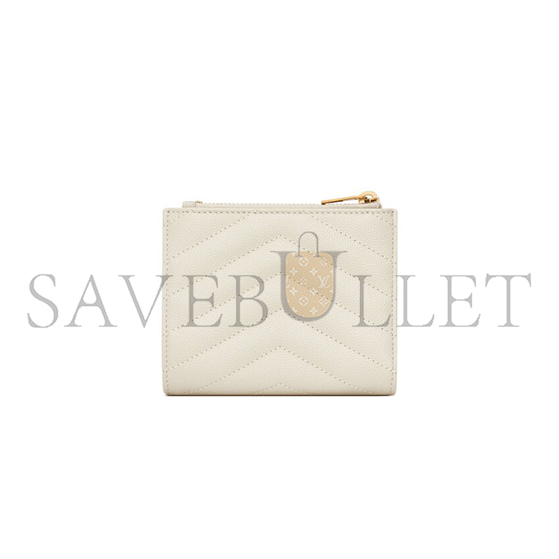 YSL CASSANDRE MATELASSÉ BI-FOLD WALLET IN GRAIN DE POUDRE LEATHER 575879BOW019207 (10.5*8.5*2.5cm) YSL CASSANDRE MATELASSÉ BI-FOLD WALLET IN GRAIN DE POUDRE LEATHER 575879BOW019207 (10.5*8.5*2.5cm)