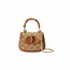 GUCCI BAMBOO 1947 CRYSTALS MINI BAG 735116 (17*12.5*8cm) GUCCI BAMBOO 1947 CRYSTALS MINI BAG 735116 (17*12.5*8cm)
