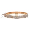 HERMÈS KELLY DIAMOND BRACELET MODEL IN 18K YELLOW GOLD WITH 