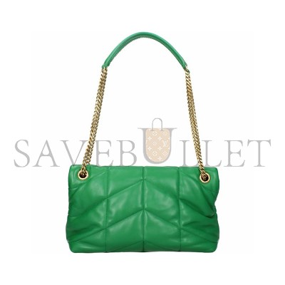 YSL PUFFER SMALL CHAIN BAG IN QUILTED LAMBSKIN 5774761EL073726 (29*17*11cm)