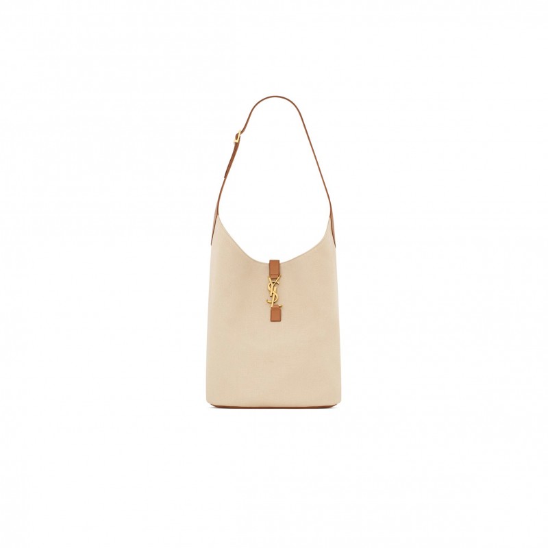 YSL LE 5 À 7 HOBO IN CANVAS AND LEATHER 793088FAC7T9856 (44*32*3cm) YSL LE 5 À 7 HOBO IN CANVAS AND LEATHER 793088FAC7T9856 (44*32*3cm)