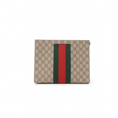 GUCCI SUPREME WEB POUCH 475316 (26*20*6cm)
