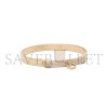 HERMÈS AN 18K ROSE GOLD & DIAMOND COLLIER DE CHIEN BRACELET 