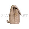 YSL LOULOU MEDIUM CHAIN BAG IN QUILTED LEATHER 487216574946 (32*22*11cm)