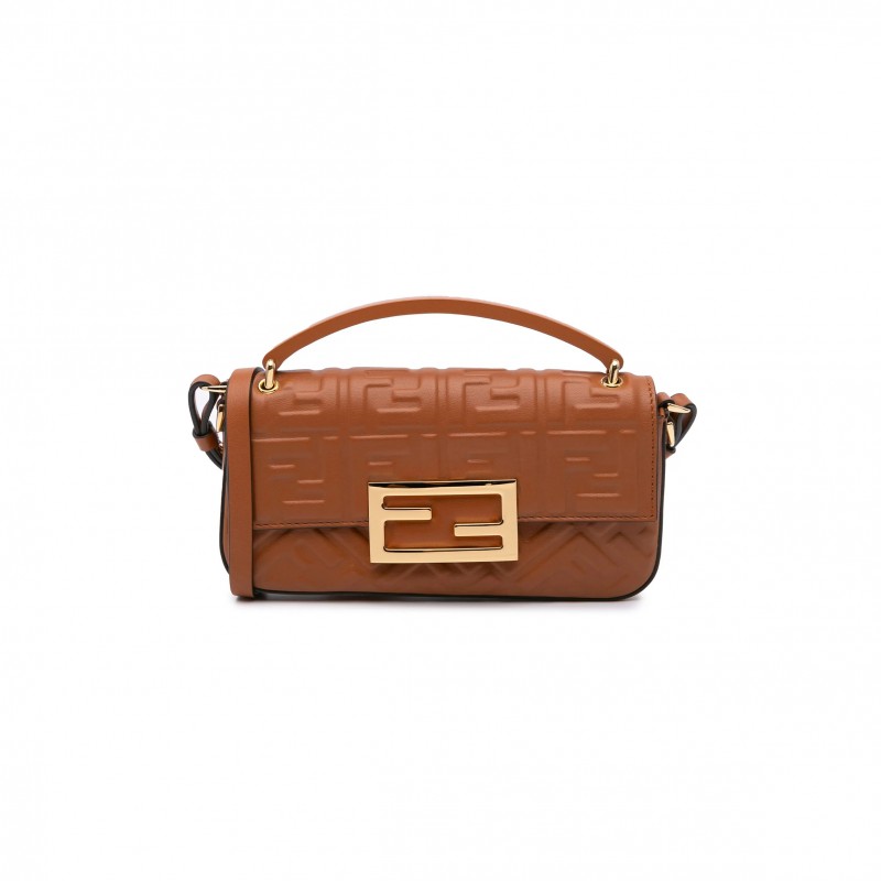 FENDI NAPPA FF EMBOSSED PHONE BAGUETTE 7AS142AAJDF1C6J (18.5*10*2.5cm)