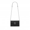 YSL CASSANDRE ENVELOPE CHAIN WALLET IN GRAIN DE POUDRE LEATHER 742920BOW021000 (19*12.5*3.5cm) YSL CASSANDRE ENVELOPE CHAIN WALLET IN GRAIN DE POUDRE LEATHER 742920BOW021000 (19*12.5*3.5cm)