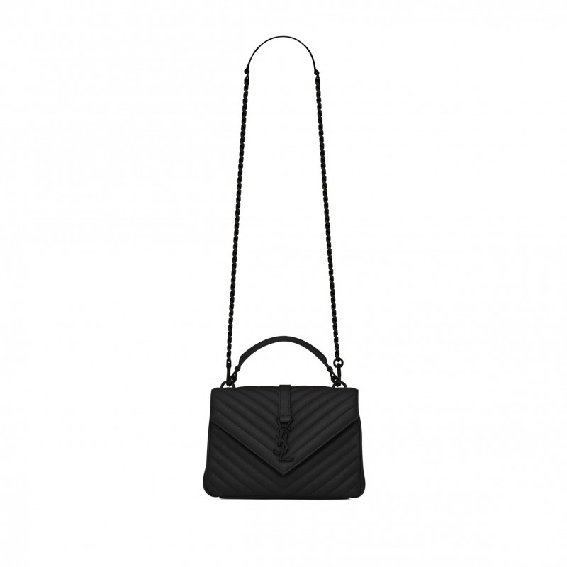 YSL COLLEGE MEDIUM IN QUILTED LEATHER 600279BRM081000 (24*17*6.5cm) YSL COLLEGE MEDIUM IN QUILTED LEATHER 600279BRM081000 (24*17*6.5cm)