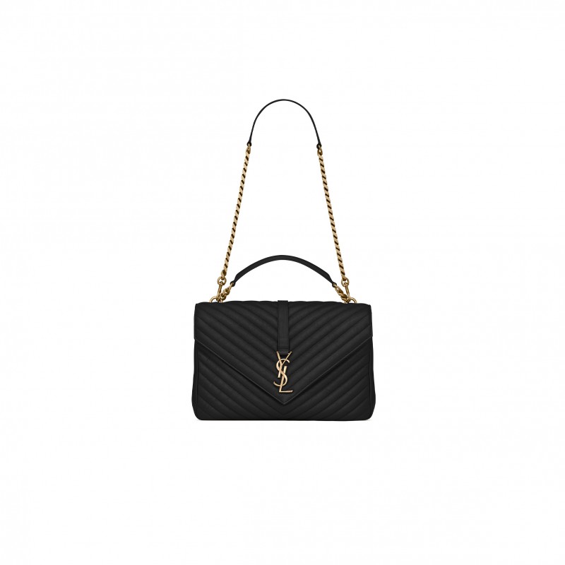 YSL COLLEGE LARGE IN QUILTED LEATHER 600278BRM071000 (32*20*8.5cm)