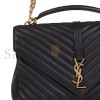 YSL COLLEGE LARGE IN QUILTED LEATHER 600278BRM071000 (32*20*8.5cm)