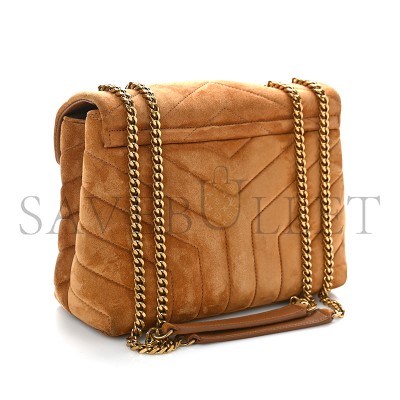 YSL LOULOU SMALL IN QUILTED SUEDE 4946991U8C77761 (23*17*9cm)