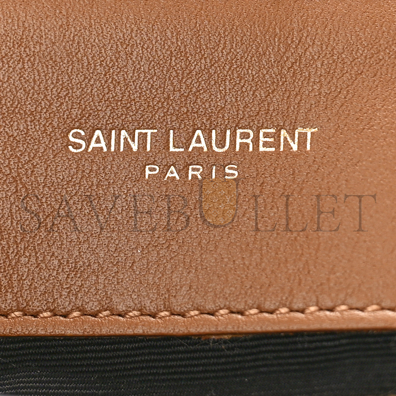 YSL LOULOU SMALL IN QUILTED SUEDE 4946991U8C77761 (23*17*9cm)