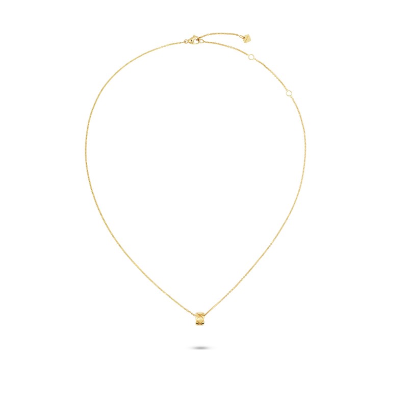 CHANEL COCO CRUSH NECKLACEQUILTED MOTIF, 18K YELLOW GOLD J12305