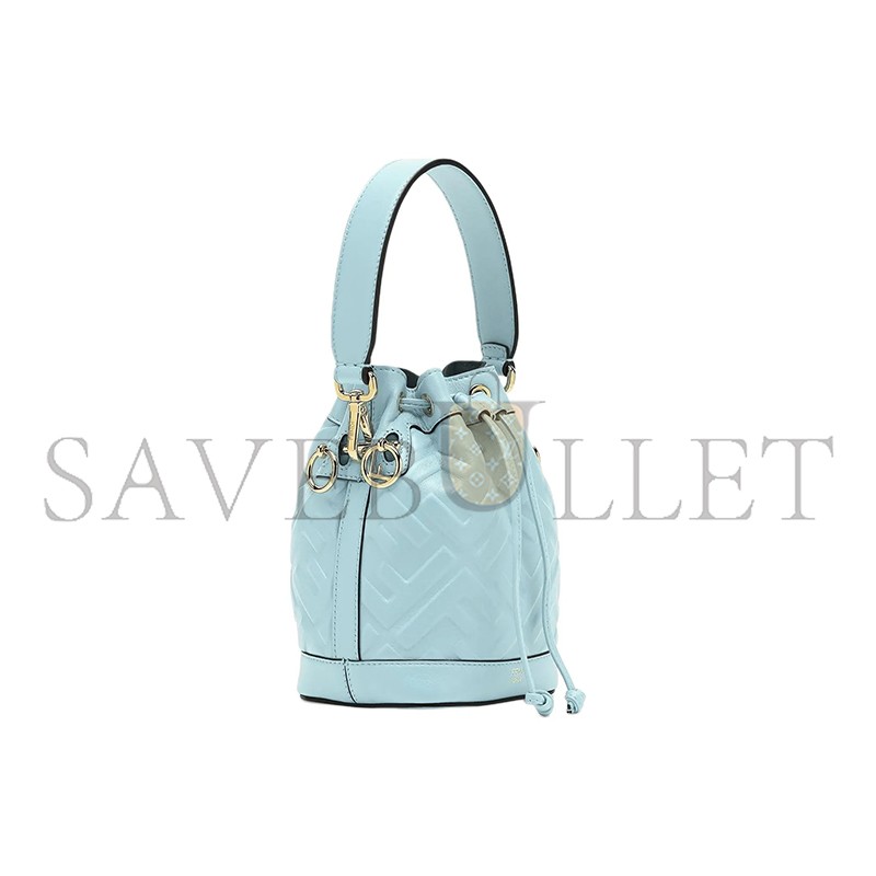 FENDI MON TRESOR LEATHER LIGHT BLUE 8BS093ANWTF1PQ9 (18*14*12cm) FENDI MON TRESOR LEATHER LIGHT BLUE 8BS093ANWTF1PQ9 (18*14*12cm)