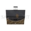 FENDI BAGUETTE CONVERTIBLE POUCH ZUCCA CANVAS BROWN 7M0295A9ZLF0L3T (17*10*2cm)