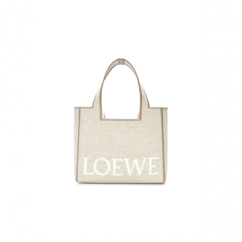 LOEWE SMALL LOEWE FONT TOTE IN JACQUARD CANVAS ALF1B59X14-2370 (24*19.5*11cm) LOEWE SMALL LOEWE FONT TOTE IN JACQUARD CANVAS ALF1B59X14-2370 (24*19.5*11cm)