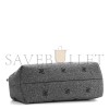 FENDI FLANNEL KARLIGRAPHY EMBROIDERED SMALL FENDI FIRST GREY (26*18*9.5cm) 
