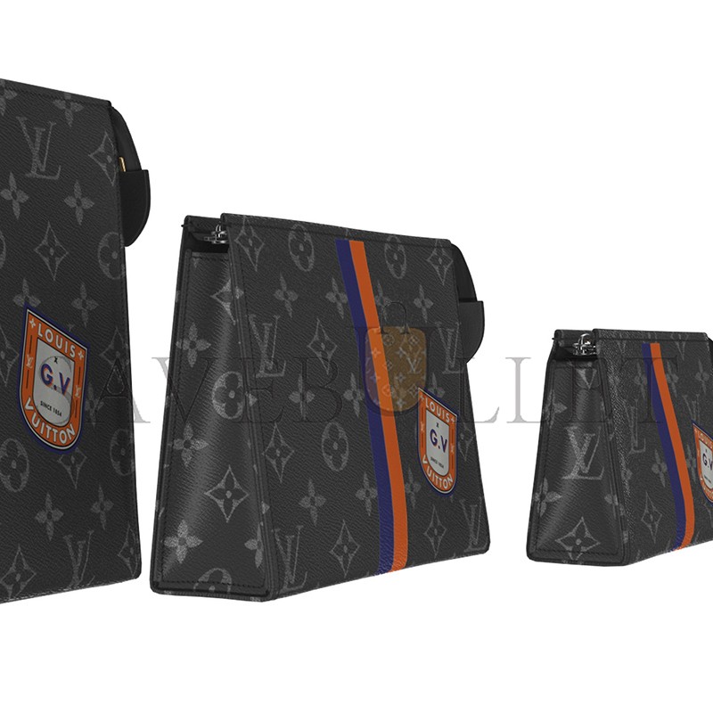 LOUIS VUITTON TRIO TOILET POUCH MON MONOGRAM P01957 (25*20*6cm)