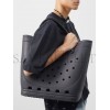 BALENCIAGA BLACK X CROCS RUBBER TOTE BAG MATCHESFASHION US (47.7*36.8*17.5cm)