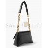 BALENCIAGA BLACK DOWNTOWN S CHAIN-HANDLE LEATHER SHOULDER BAG MATCHESFASHION US (28.5*17.5*10.1cm)