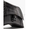 BALENCIAGA BLACK DOWNTOWN CROCODILE-EFFECT CROSS-BODY BAG MATCHESFASHION US (32*19*4.5cm)