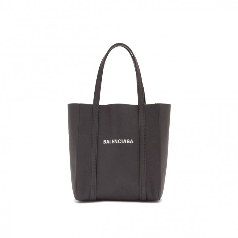 BALENCIAGA BLACK EVERYDAY LEATHER TOTE BAG MATCHESFASHION US (24.1*21.5*7.6cm)