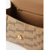 BALENCIAGA BEIGE HOURGLASS S BB-PRINT COATED CANVAS BAG MATCHESFASHION US (22.5*15*10cm)