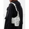 BALENCIAGA WHITE CAGOLE XS LEATHER SHOULDER BAG  MATCHESFASHION US (24*13.5*5.4cm)