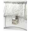 BALENCIAGA SILVER DOWNTOWN XS CROCODILE-EFFECT LEATHER SHOULDER BAG MATCHESFASHION US (25*16*6cm)