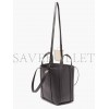 BALENCIAGA BLACK EVERYDAY LOGO-PRINT LEATHER TOTE BAG MATCHESFASHION US (22.5*14.5*10cm)