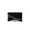 BALENCIAGA BLACK HOURGLASS SEQUINNED LEATHER CROSS-BODY BAG MATCHESFASHION US (19.5*12*5cm)