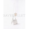 BALENCIAGA WHITE HOURGLASS S CROCODILE-EFFECT LEATHER BAG  MATCHESFASHION US (22.8*15.2*9cm)