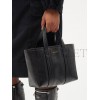 BALENCIAGA BLACK BARBES S CRINKLED-LEATHER TOTE MATCHESFASHION US (23.5*20*10cm)